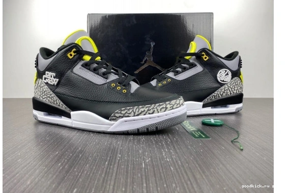 HO11-MNJDLS-5 HO11-MNJDLS-5 Pit Black Jordan Crew 3 Ducks Oregon Retro 0523